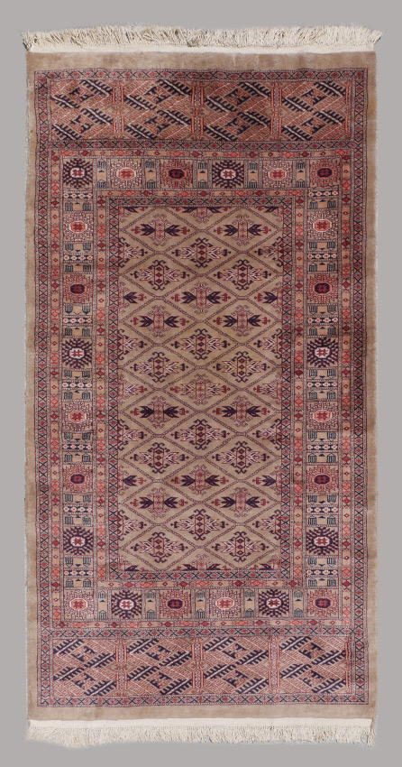 Appraisal: APPROX - YR OLD PAKISTANI BOKHARA HAND KNOTTED WOOL RUG