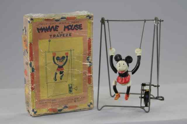 Appraisal: BOXED MINNIE MOUSE ON TRAPEZE Geo Borgfeldt Dist copy Walt