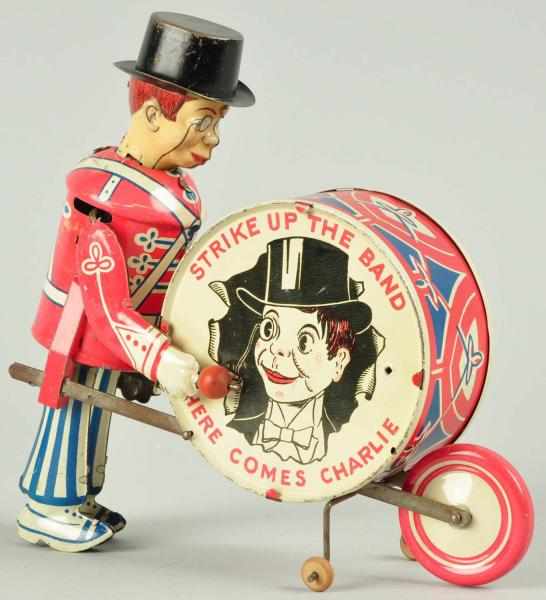 Appraisal: Tin Marx Charlie McCarthy Strike up the Band Toy Description