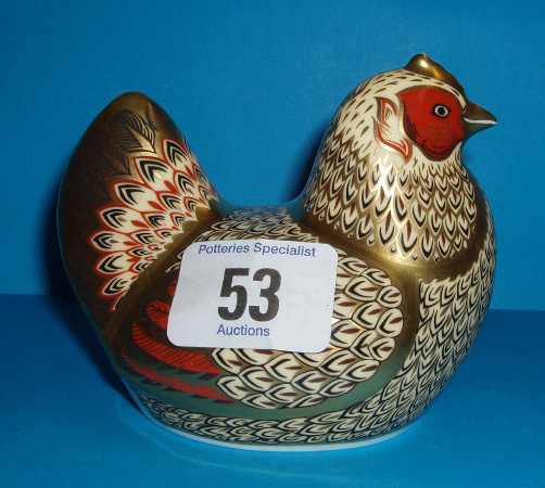 Appraisal: Royal Crown Derby Farm Yard Hen Limited Edition Of Boxed