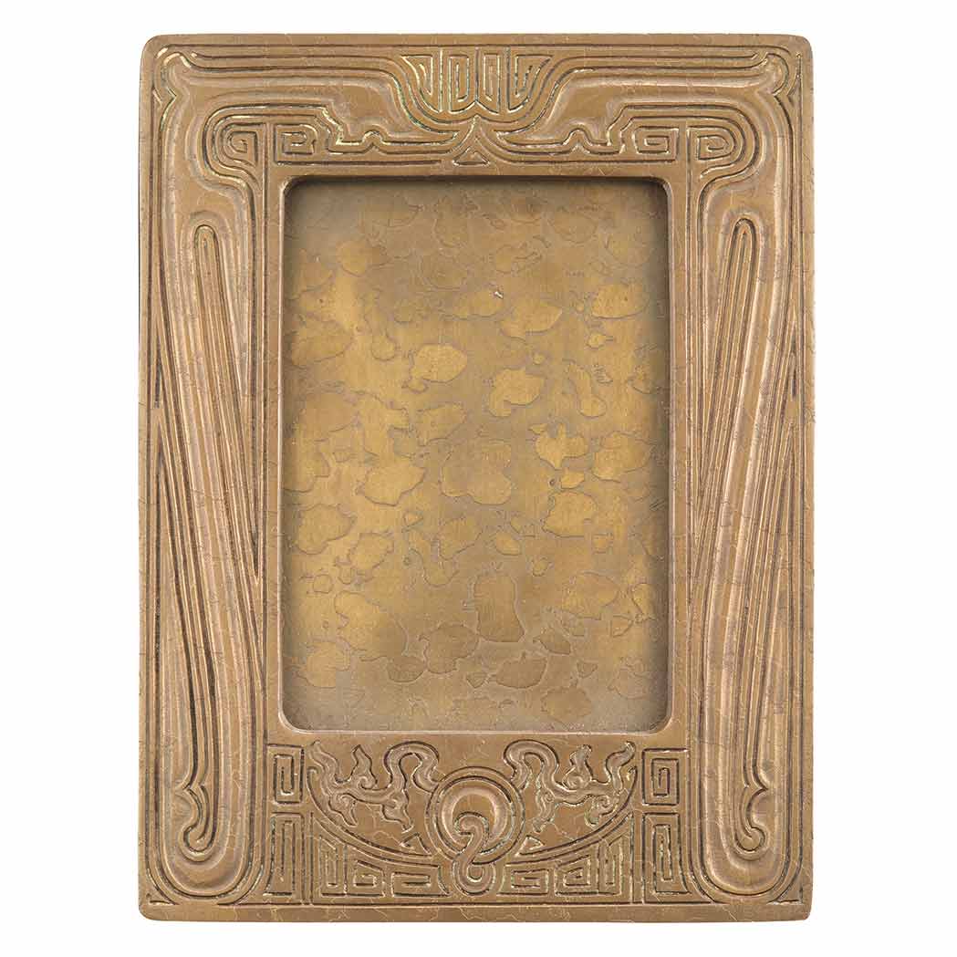 Appraisal: Tiffany Studios Bronze Photograph Frame Circa - In the Chinese