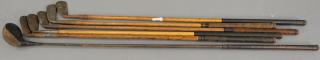 Appraisal: Six golf clubs including Morristown Henry Bishop Ltd Wilsonian etc