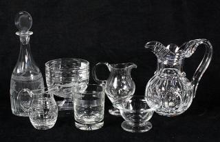 Appraisal: lot of William Yeoward crystal table articles lot of William