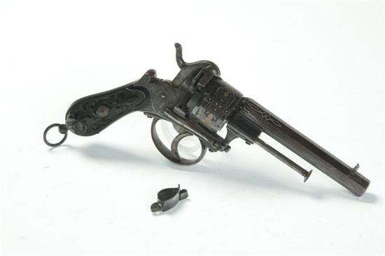 Appraisal: PINFIRE REVOLVER Double action mm six-shot - '' octagonal barrel