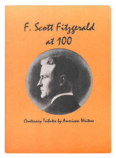 Appraisal: WITH ORIGINAL LETTERS BY AMERICAN AUTHORS FITZGERALD F SCOTT F