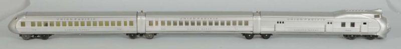 Appraisal: Lionel -Piece Union Pacific Streamliner Train Description Pre-war O-Gauge Nicely