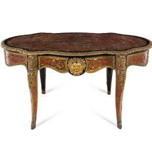 Appraisal: A Fine Napoleon III Gilt Bronze Mounted Boulle Marquetry and