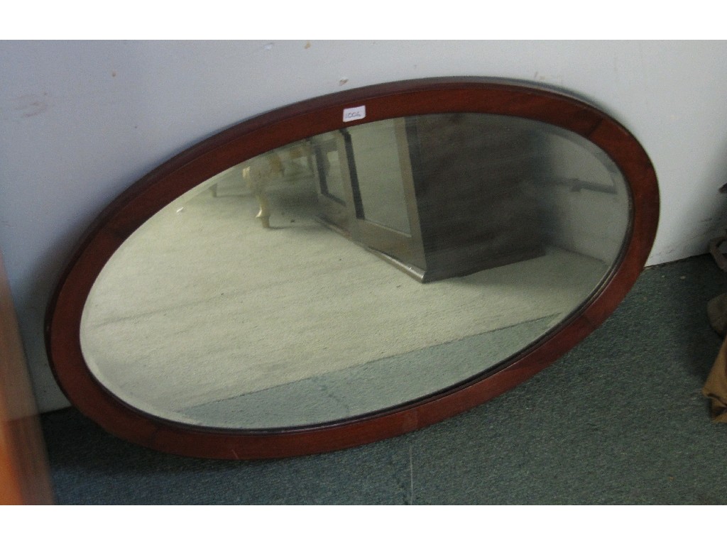 Appraisal: Oval wall mirror