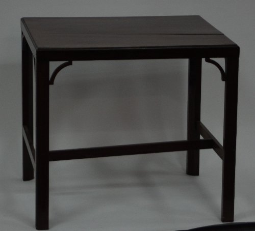 Appraisal: A George III mahogany silver table on square tapering legs