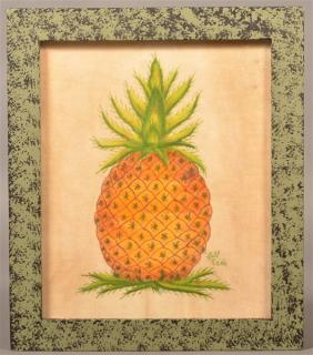 Appraisal: Bill Rank Pineapple Theorem Signed lower right In a sponge