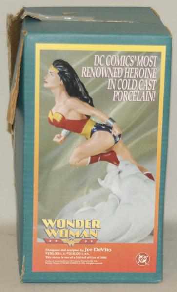 Appraisal: DC Comics Wonder Woman Statue in Box Porcelain Sculpted by