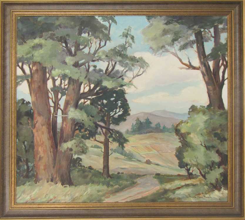 Appraisal: CHESTER GLENN MURPHY OIL ON CANVAS Kansas Oregon - Trees