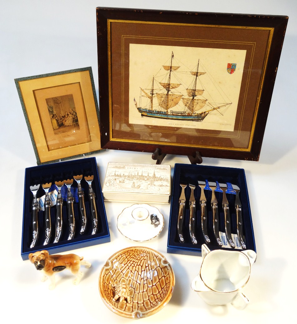 Appraisal: Various bygones collectables etc to include a set of Pradel