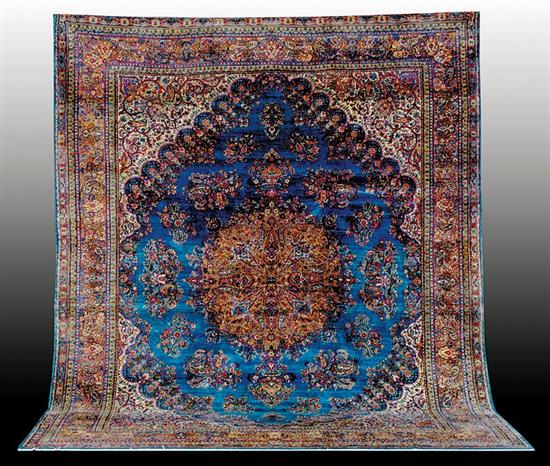 Appraisal: Persian Tabriz carpet ' x ' Provenance Purchased at Shiraz