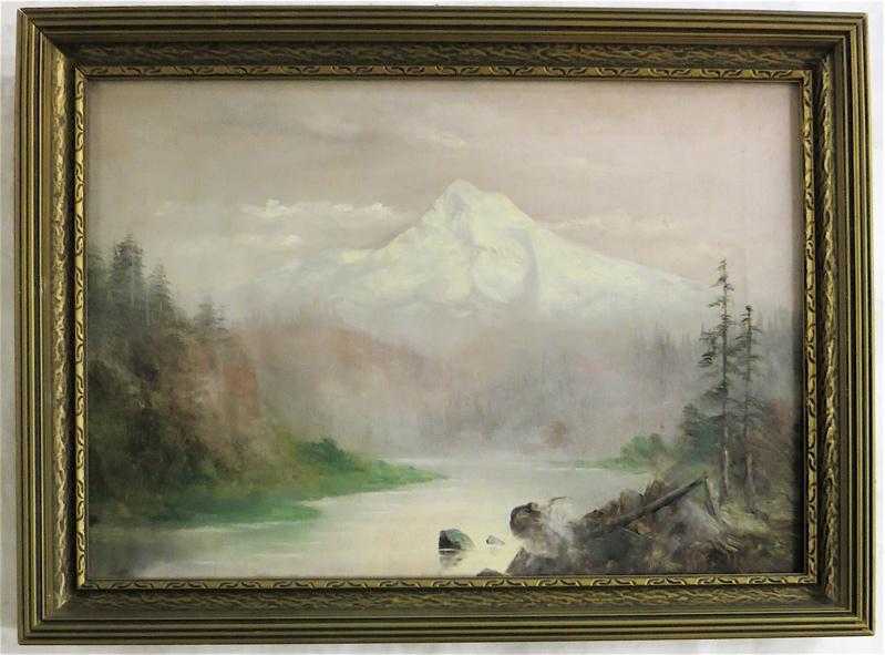 Appraisal: MYRA SAGER HELM OIL ON CANVAS Portland Oregon th th