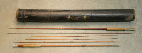 Appraisal: Payne bamboo rod together with a Wright McGill rod and