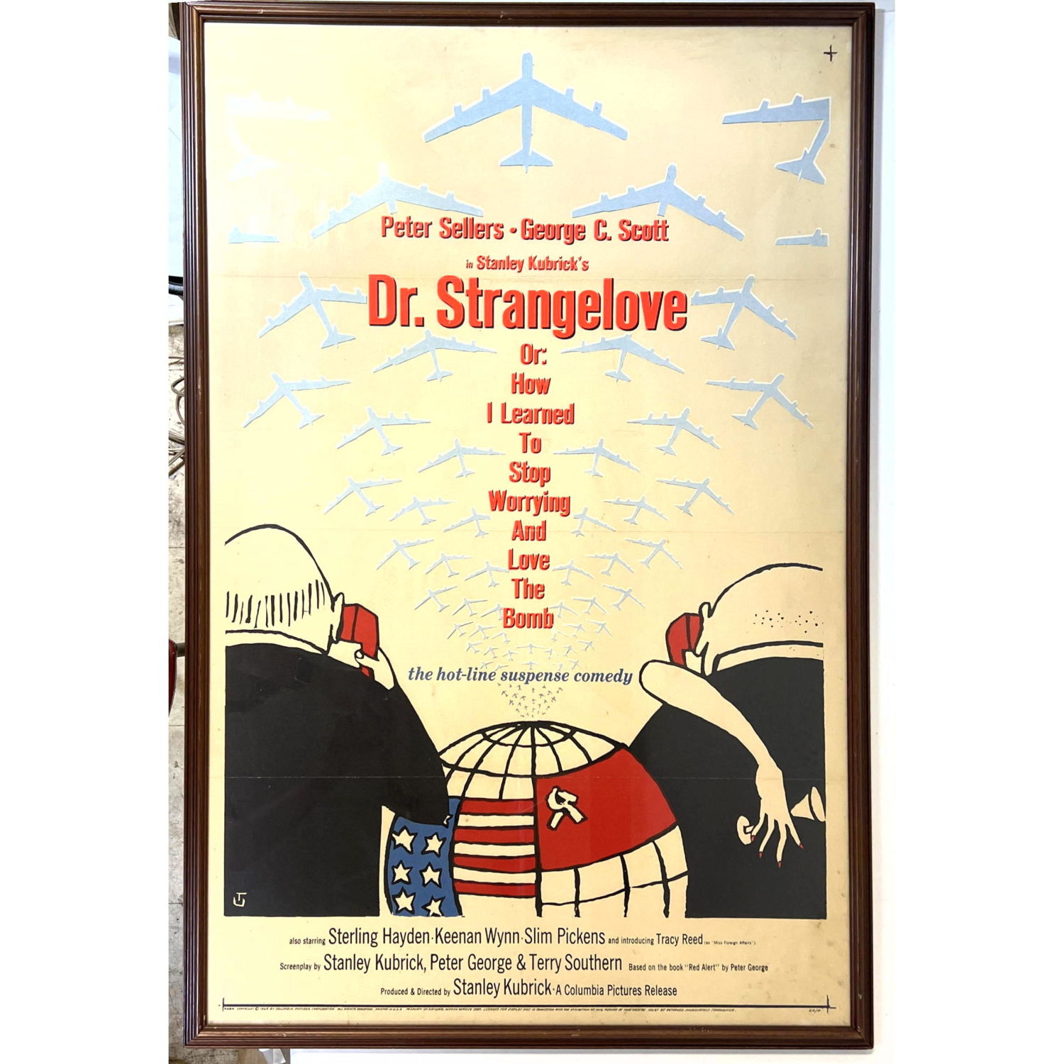 Appraisal: Dr Strangelove Movie Poster Day-Glo version for original release of