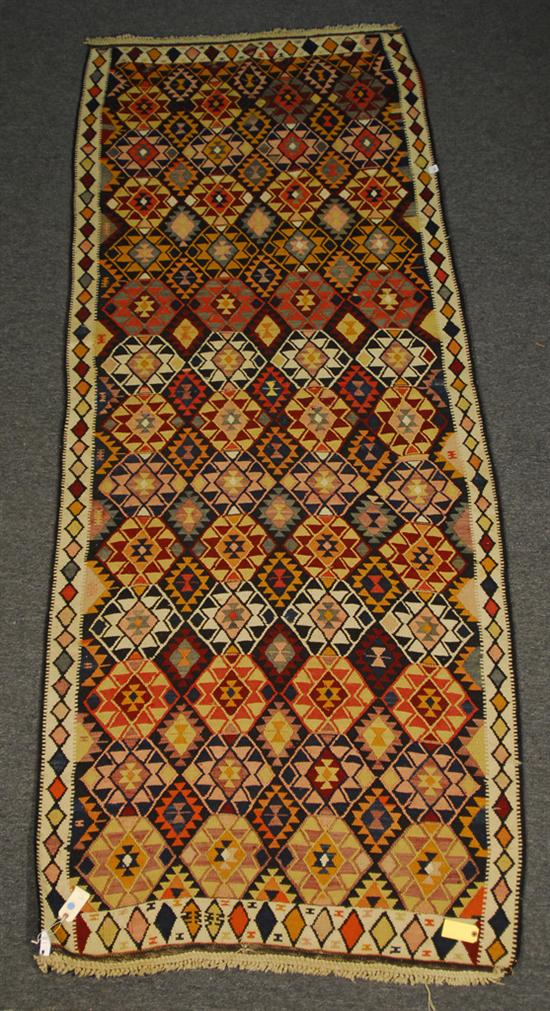 Appraisal: TURKISH KURD KILIM circa feet inches x feet inch Provenance