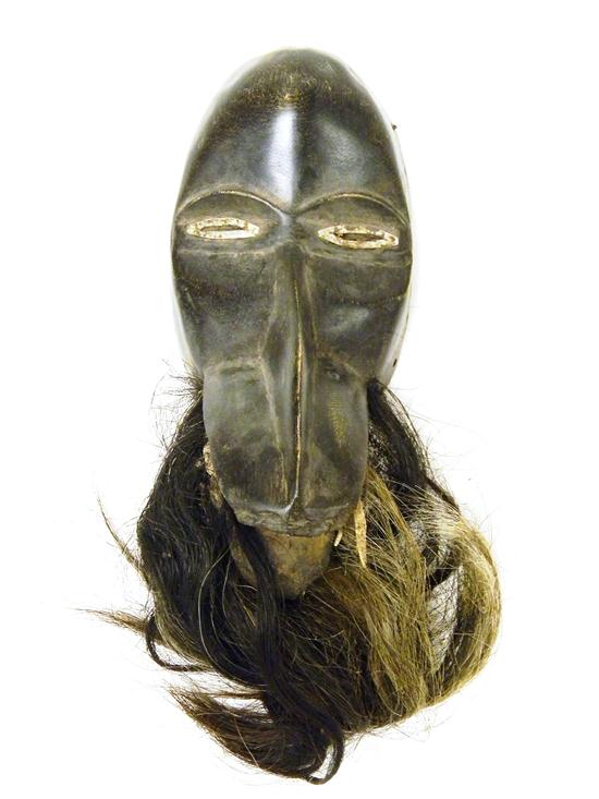 Appraisal: Carved African mask of the Dan Tribe Liberia beak shaped