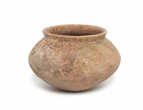 Appraisal: A Late Bronze Age Terracotta Bowl of bulbous form having