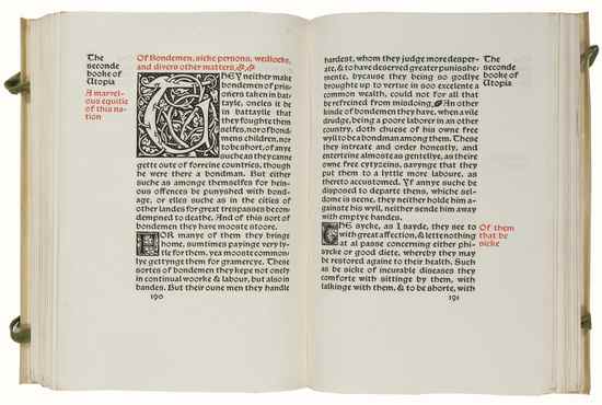 Appraisal: Kelmscott Press - More Sir Thomas Utopia edited by F