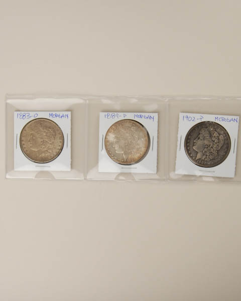 Appraisal: Morgan Silver Dollars -O -P -P