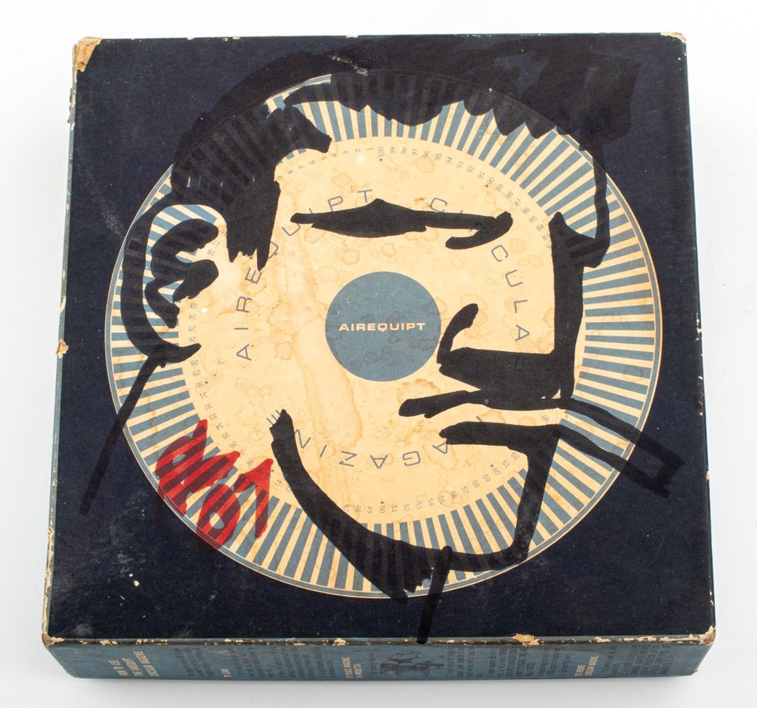 Appraisal: ROBERT LOUGHLIN UNTITLED BOX PORTRAIT Robert Loughlin American - Untitled