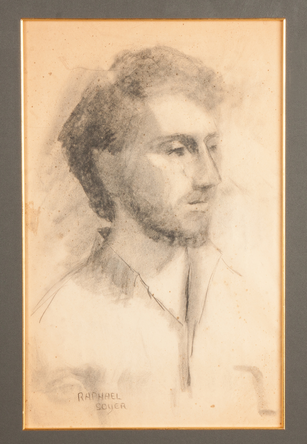 Appraisal: Raphael Soyer Russian American - Portrait Sgn Lower left Raphael