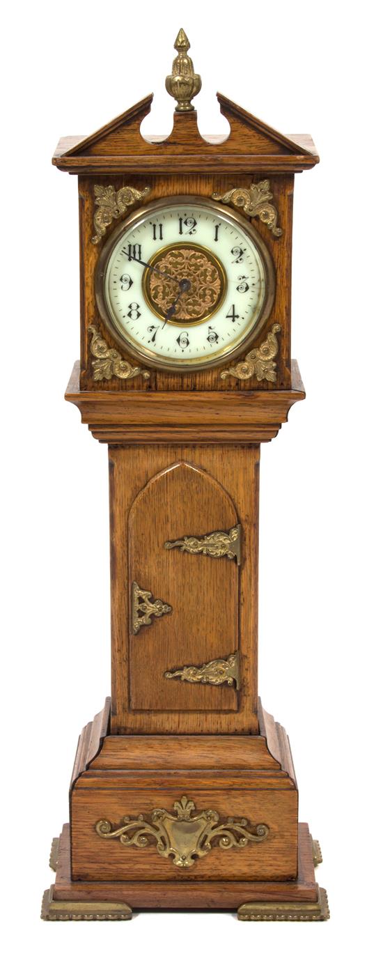 Appraisal: Sale Lot A Miniature Grandfather Clock having a false front