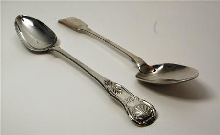 Appraisal: Greenock - a Scottish provincial silver serving spoon J Heron