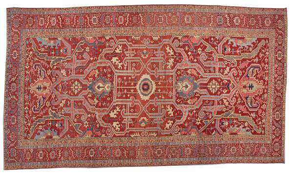 Appraisal: A Serapi carpet Northwest Persia circa size approximately ft in