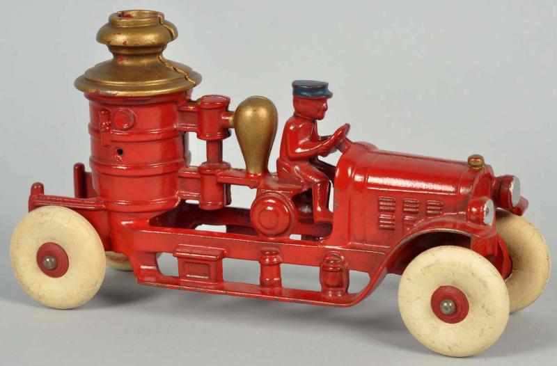 Appraisal: Cast Iron Hubley Fire Pumper Truck Toy American Includes unusual