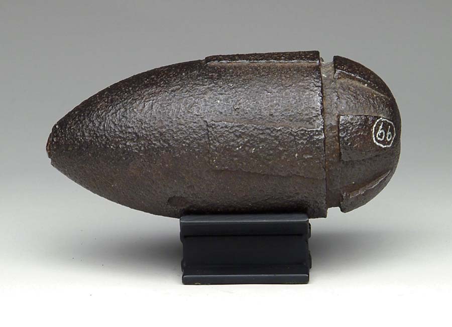 Appraisal: US DAHLGREN BLIND SHELL Excavated Fired from a Dahlgren boat