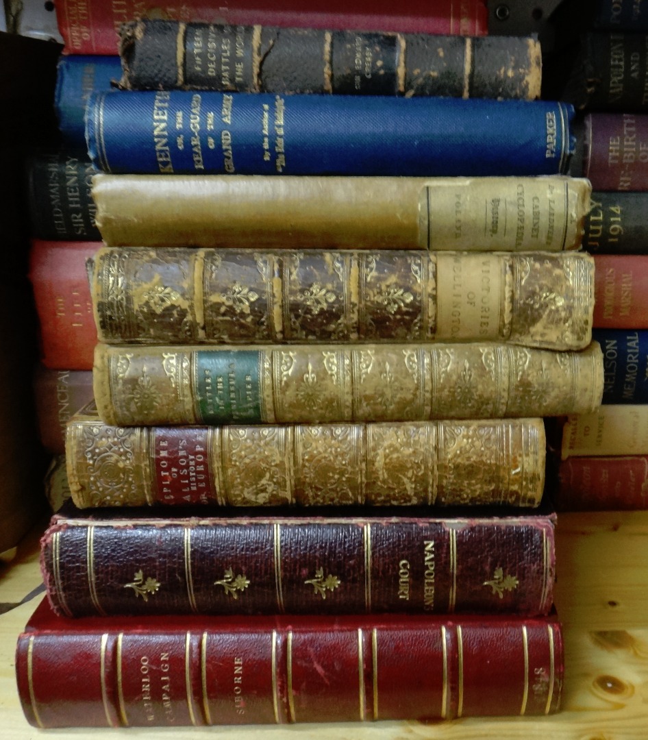 Appraisal: MILITARY - a selection of older books mostly Napoleonic WWI