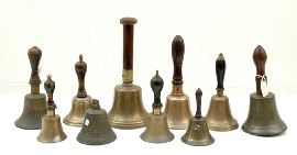 Appraisal: COLLECTION OF TH CENTURY BRASS BELLS