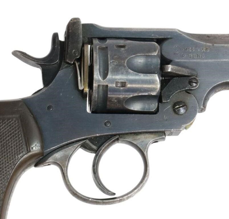 Appraisal: Webley Mark VI Service double action revolver dated caliber barrel