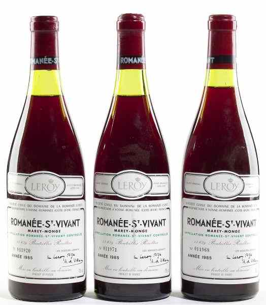 Appraisal: Romanee St-VivantDomaine Romanee-Conti bottles - cm - cm lbsl''The Romanee