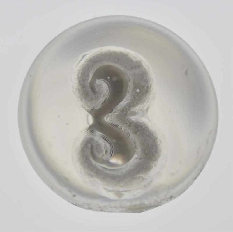 Appraisal: Number Sulphide Marble Description Well-centered with nice detail One bubble