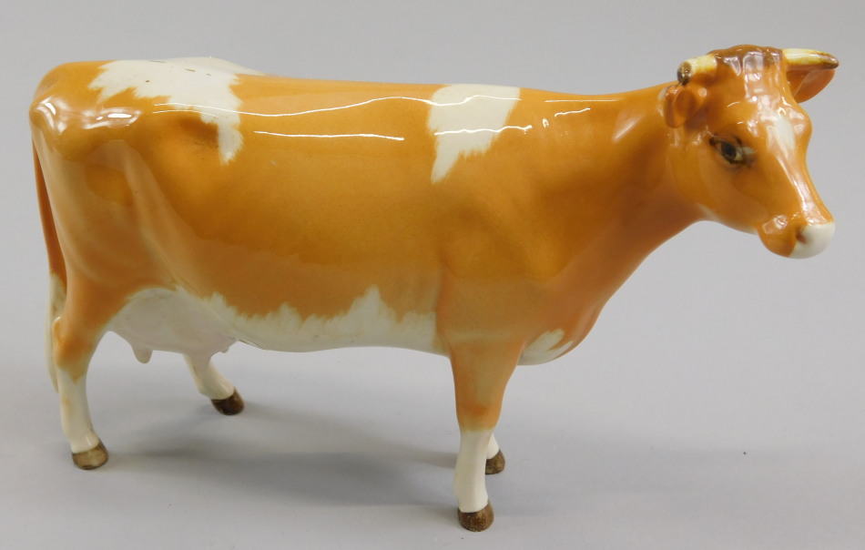 Appraisal: A Beswick Guernsey cow gloss model number A cm high