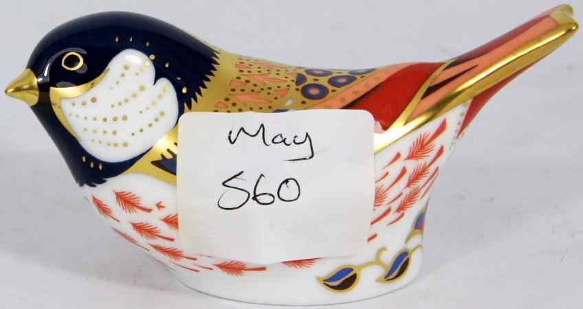 Appraisal: Royal Crown Derby Paperweight Coal Tit Boxed