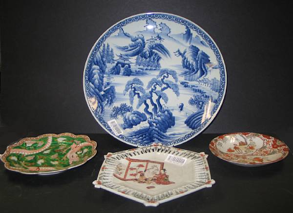 Appraisal: A group of Imari and Kutani porcelains Including twelve Imari