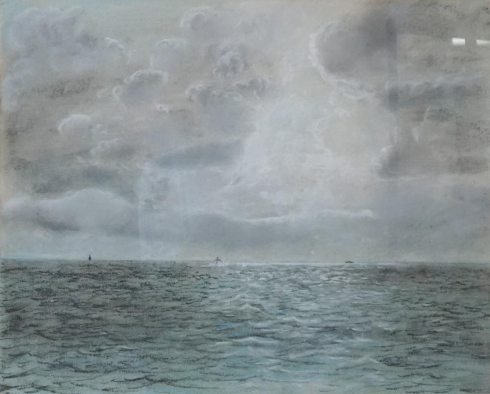 Appraisal: J EUGENE GARDNER AMERICAN - LIGHT BREAKING THROUGH CLOUDS PASTEL