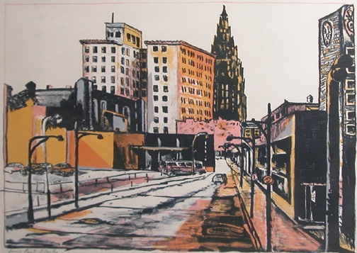 Appraisal: Some East Liberty Qualters Robert Contemporary American lithograph printed in