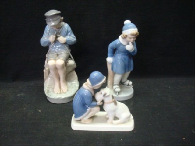 Appraisal: Porcelain Figures -ROYAL COPENHAGEN -B G From an East st