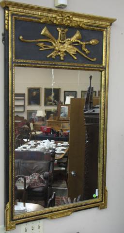 Appraisal: Period-style decorator trumeau mirror circa 's '' high x ''