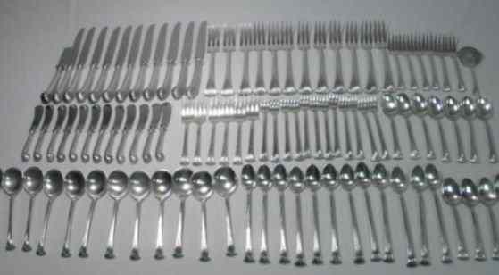 Appraisal: Tuttle Sterling Silver flatware service for twelve Includes '' forks