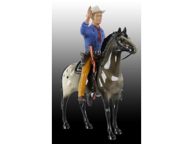 Appraisal: Hartland Horse and Tom Jeffords Rider Description Plastic Rider is