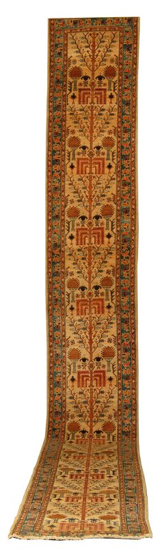 Appraisal: ORIENTAL RUG BAKHSHAISH DESIGN RUNNER ' x ' Traditional stylized