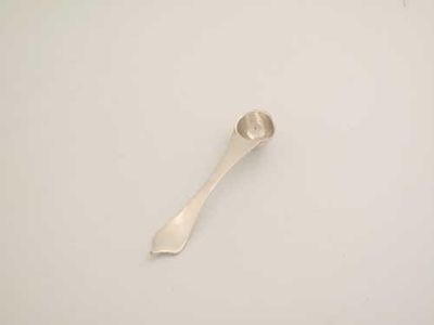 Appraisal: A curious small ladle with a dognose terminal unmarked cm