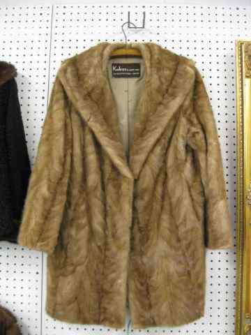 Appraisal: Mink Jacket light brown label of Kakas Son Boston